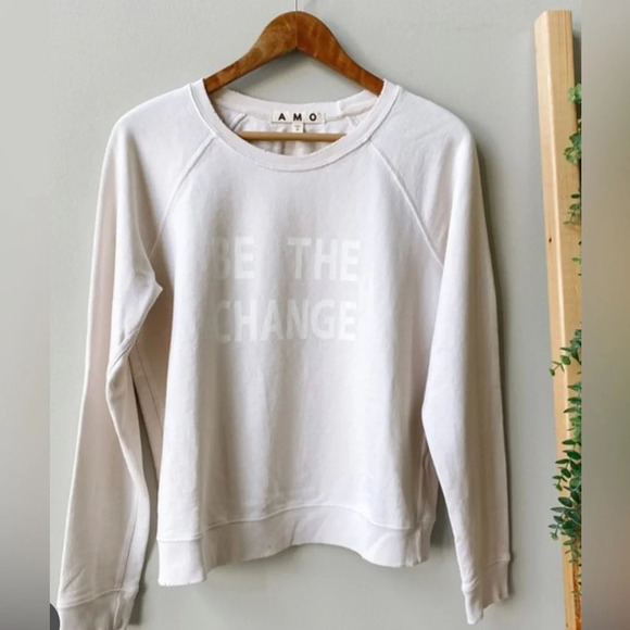 AMO Sweaters - AMO Be the Change Sweatshirt small